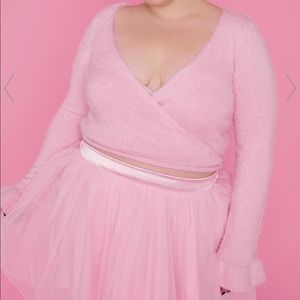 Gotta cherish my love wrap sweater